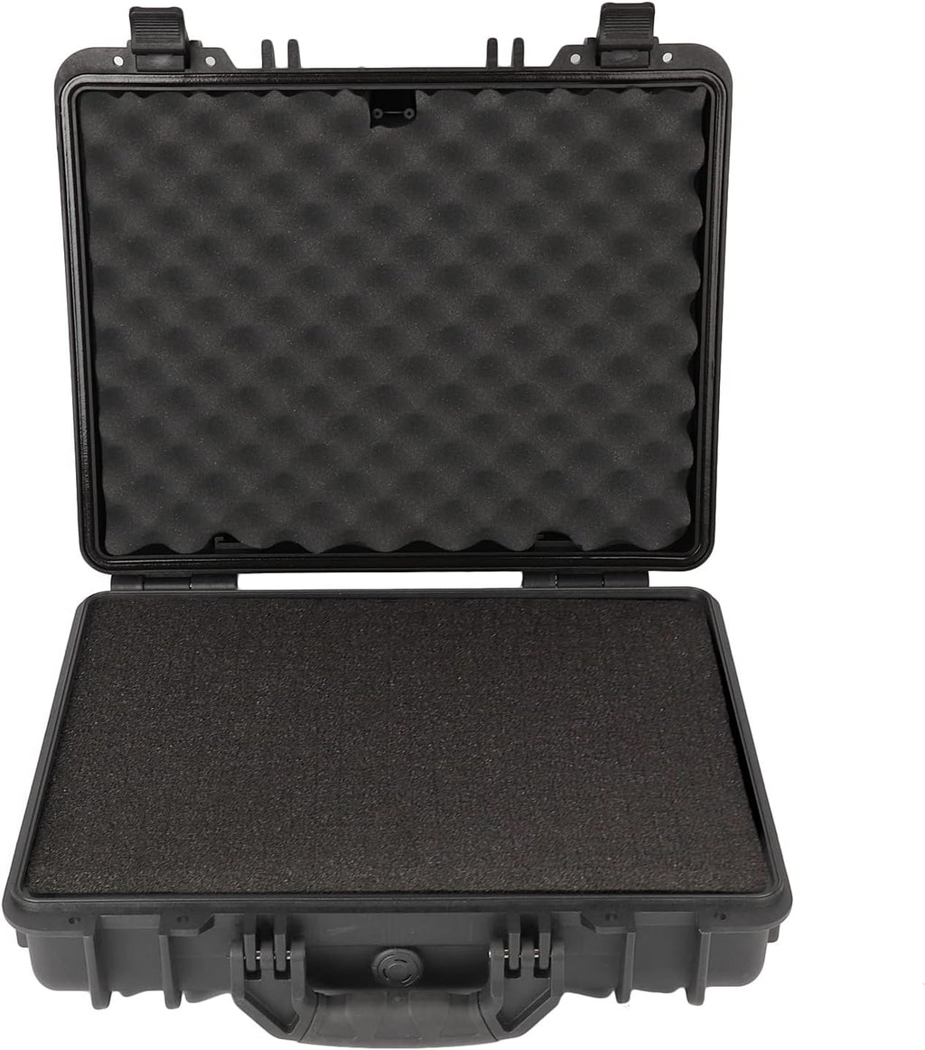 Black Waterproof Hard Camera Case with Foam Insert H6179