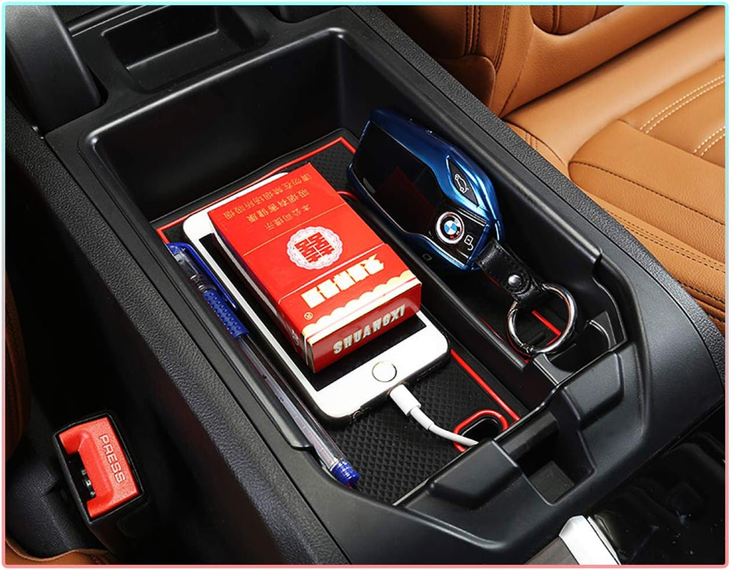 Center Console Organizer Tray Red Pack of 2 V692