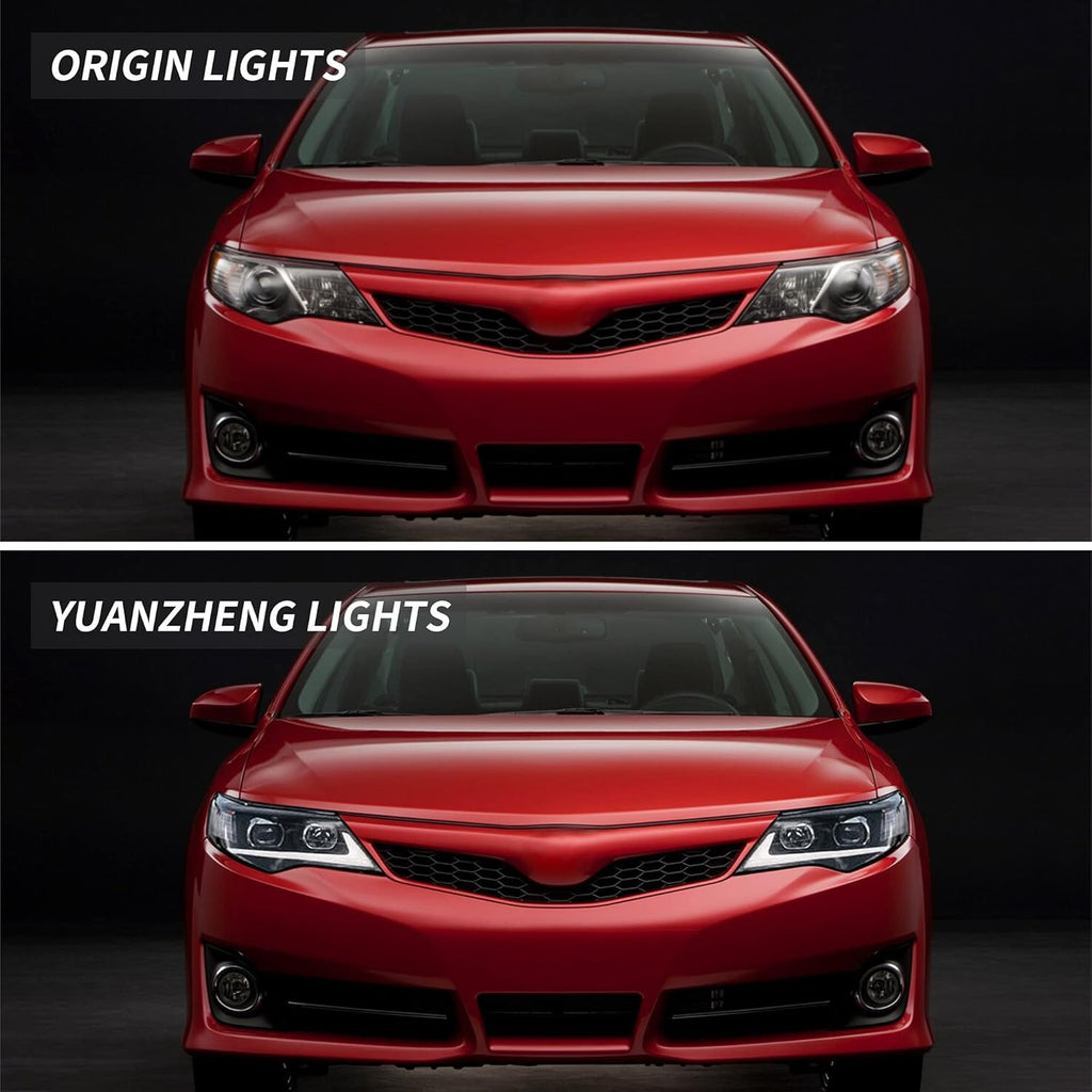 LED Projector Headlights with LED DRL & Halogen High Beam D66919