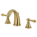 Widespread Bathroom Faucet with Pop-Up Brushed Brass L95246