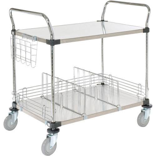 Stainless Steel Utility Cart 2 Shelves K6875