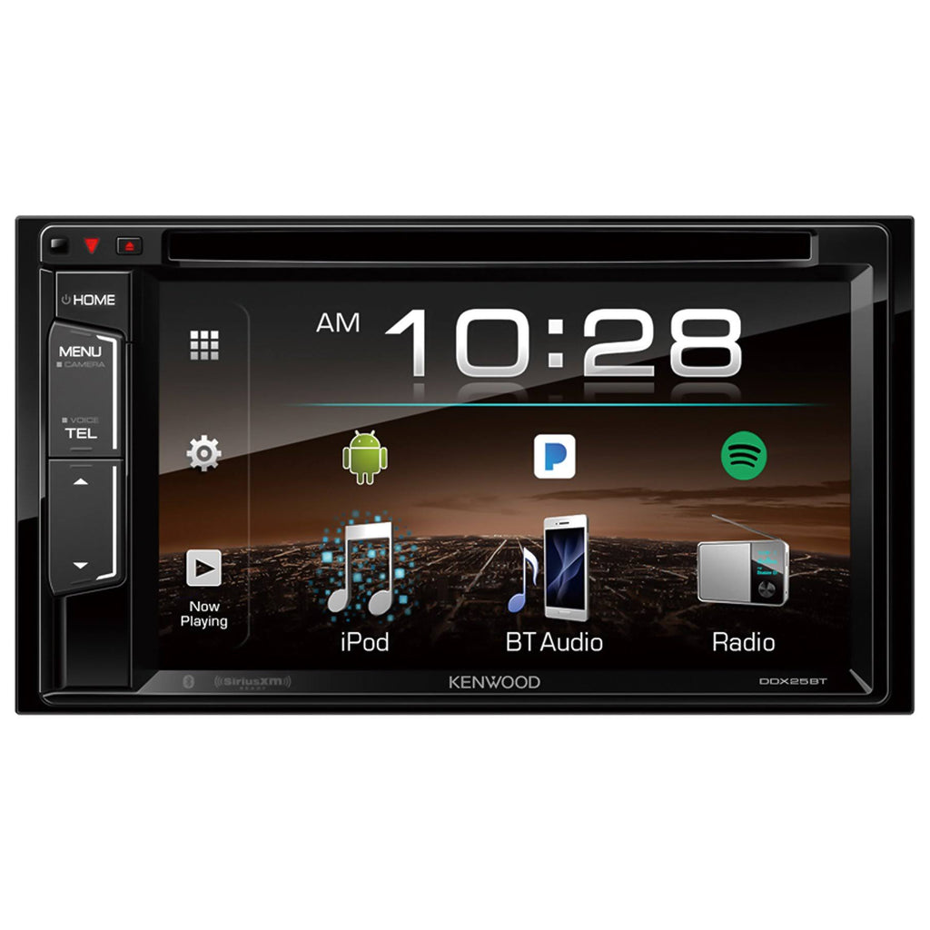 Kenwood Bluetooth USB AUX Double DIN Receiver, Black Back Up Camera L724643