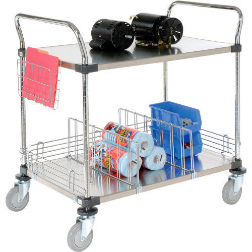 Stainless Steel Utility Cart 2 Shelves K6875