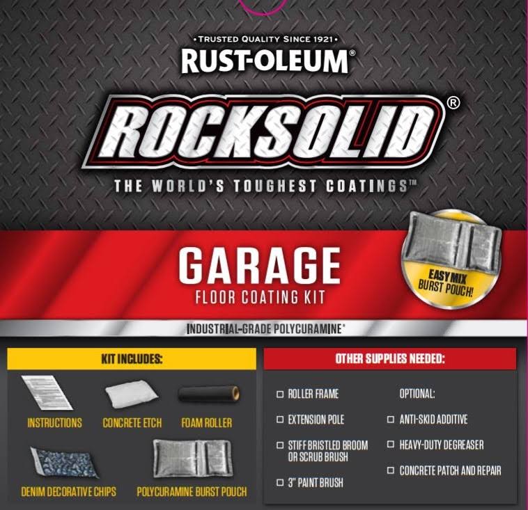 2.5 Car Garage Floor Coating Kit K528