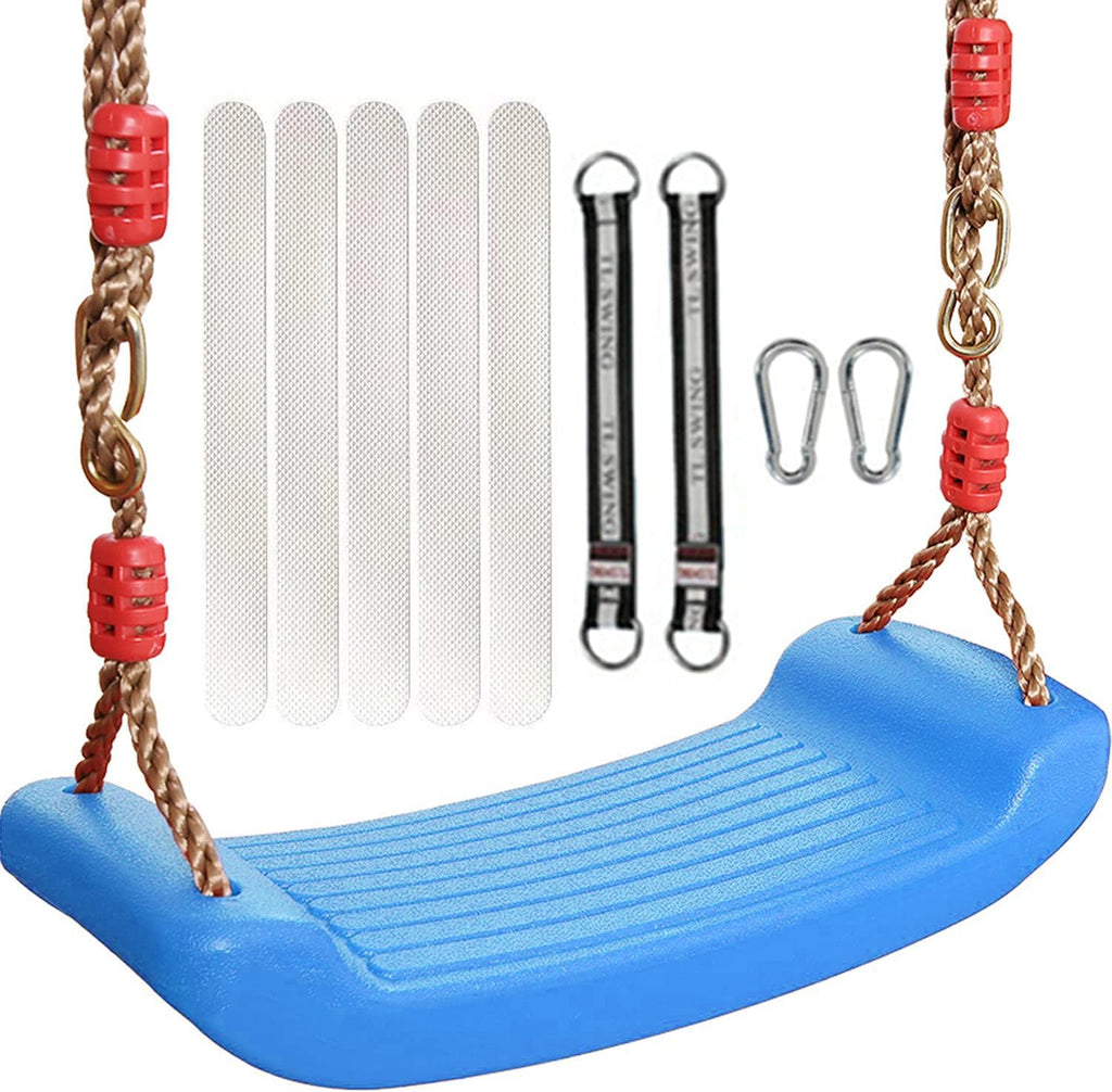 Green Disc Swing Seat with Adjustable Rope and Carabiner G183603