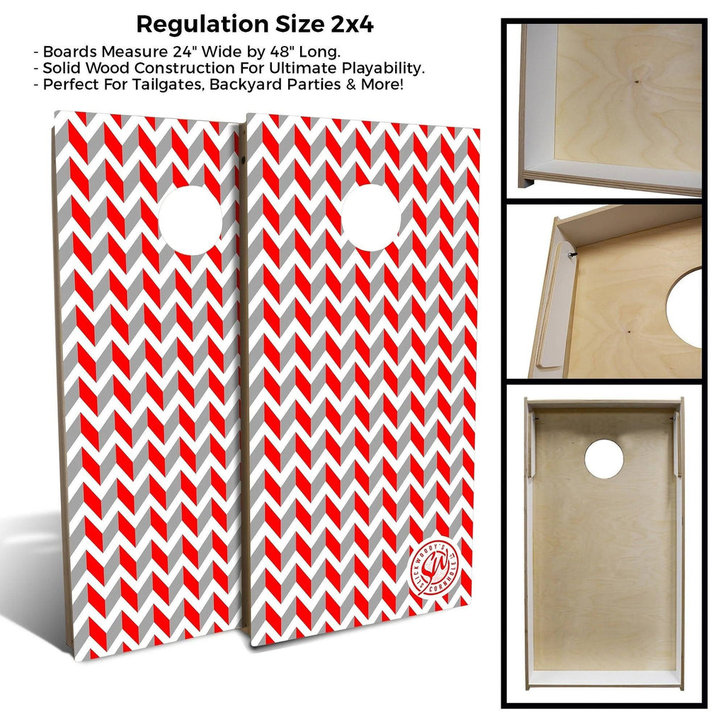 Gray Cornhole Board Set with Carrying Case X507