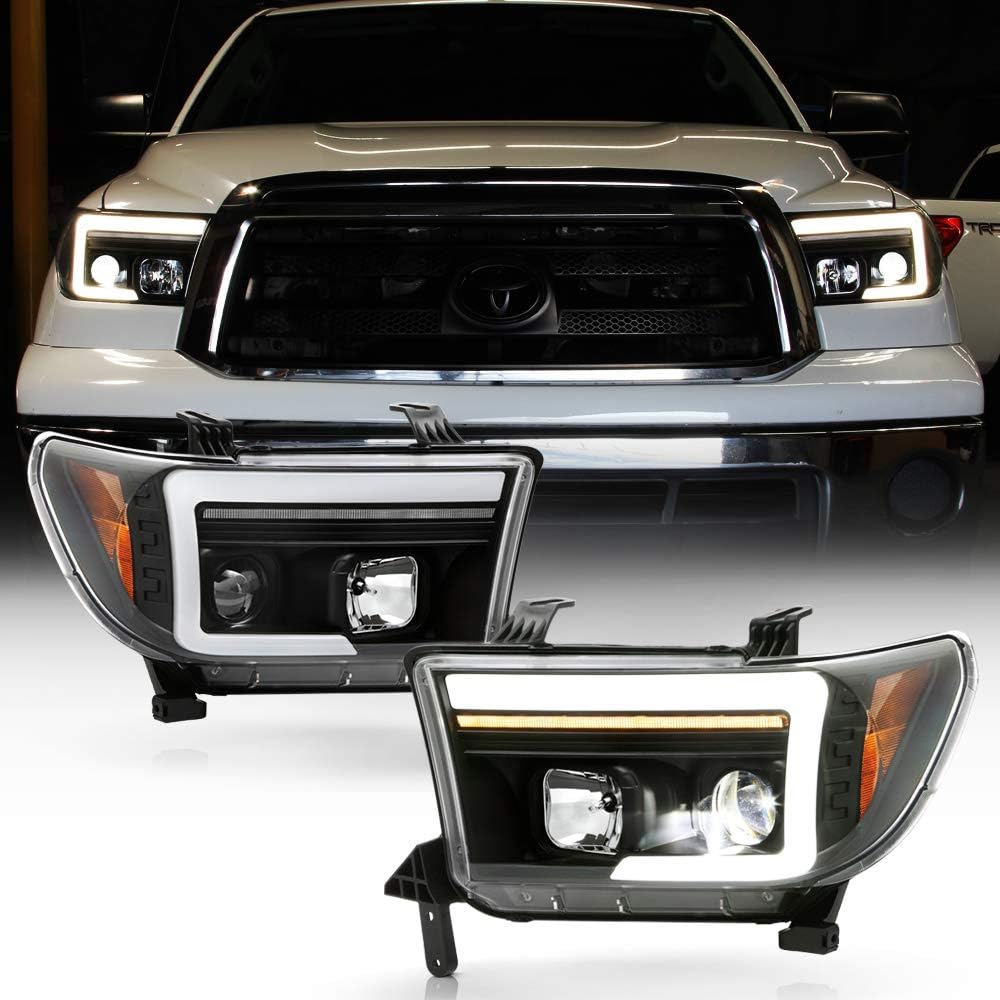 Black LED Projector Headlights V3910
