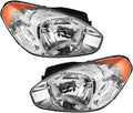 Hyundai Accent Headlight Assembly Pair Driver and Passenger Side G1117