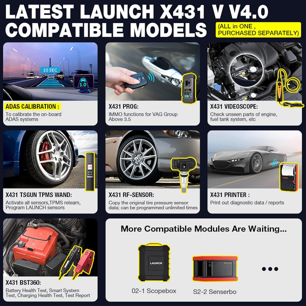 Bi-Directional Car Diagnostic Tool V28871