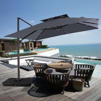 Square Cantilever Umbrella Gray X3204