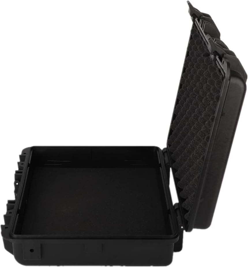 Black Waterproof Hard Camera Case with Foam Insert H6179