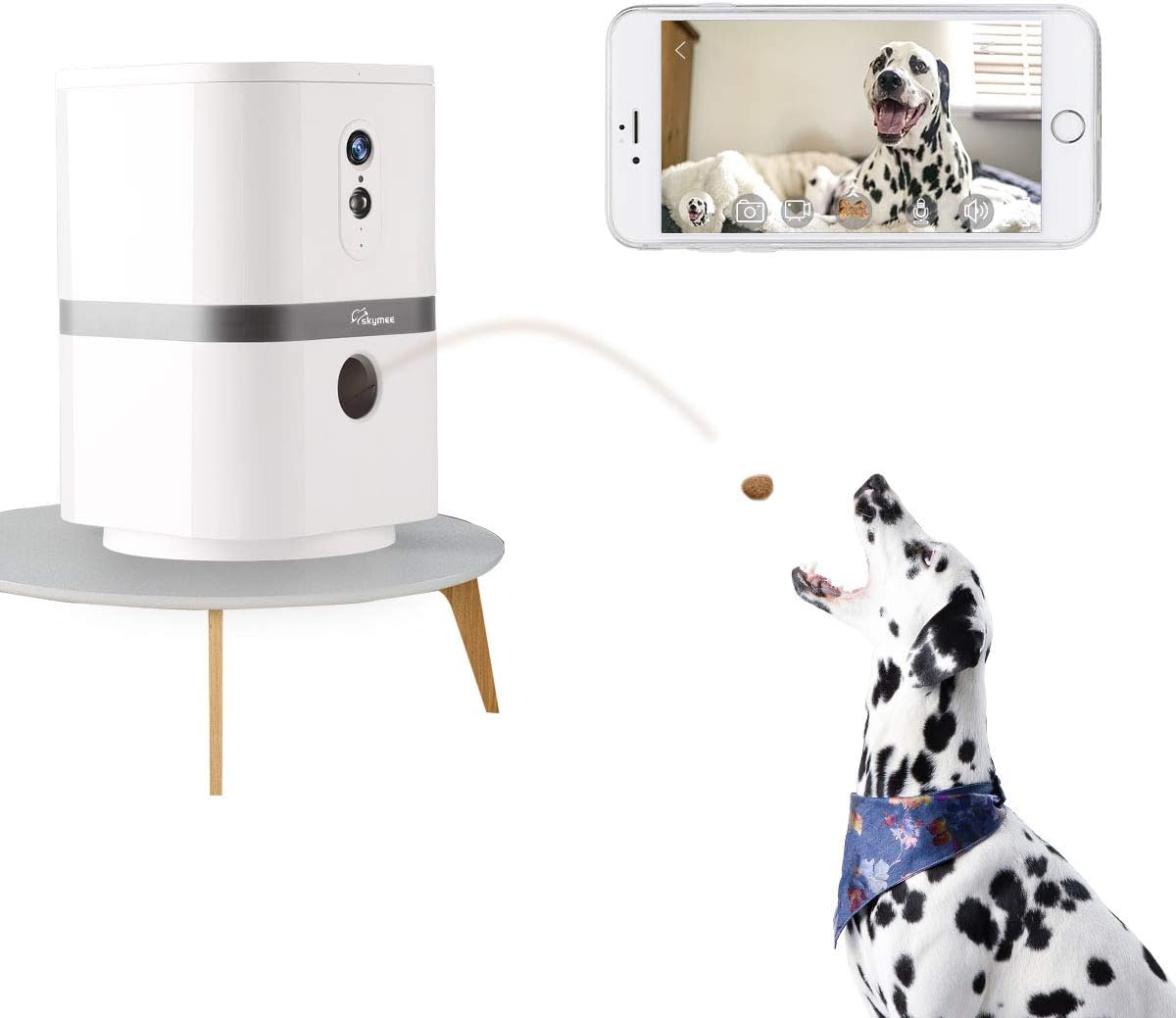 WiFi Remote Pet Camera with 180° PTZ and Night Vision F988734