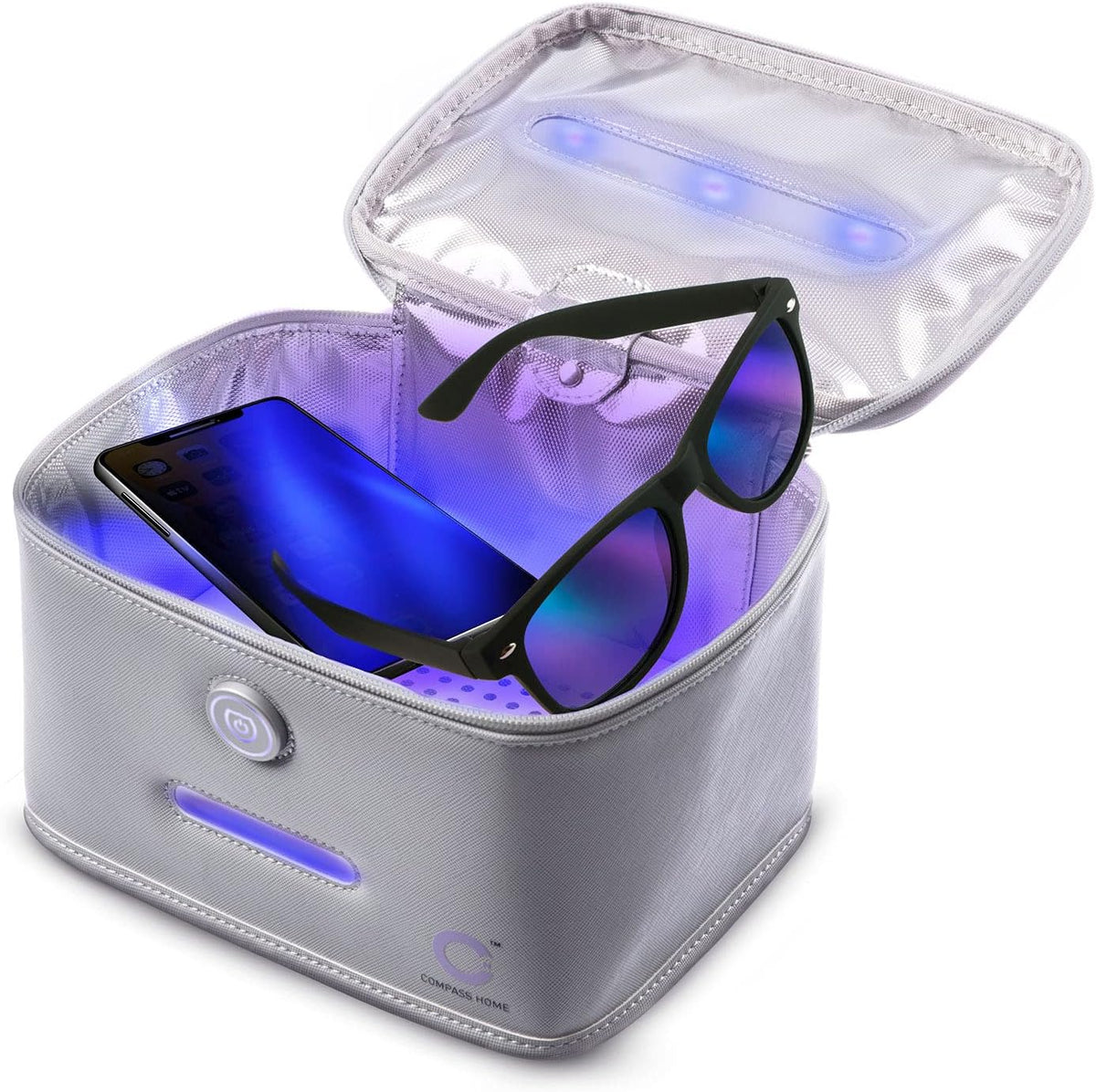 Portable UV-C LED Sanitizer Case with Child Lock E921