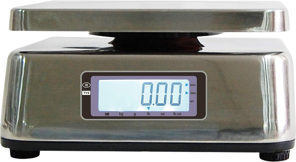 Stainless Steel Washdown Scale, 30lb Capacity W213