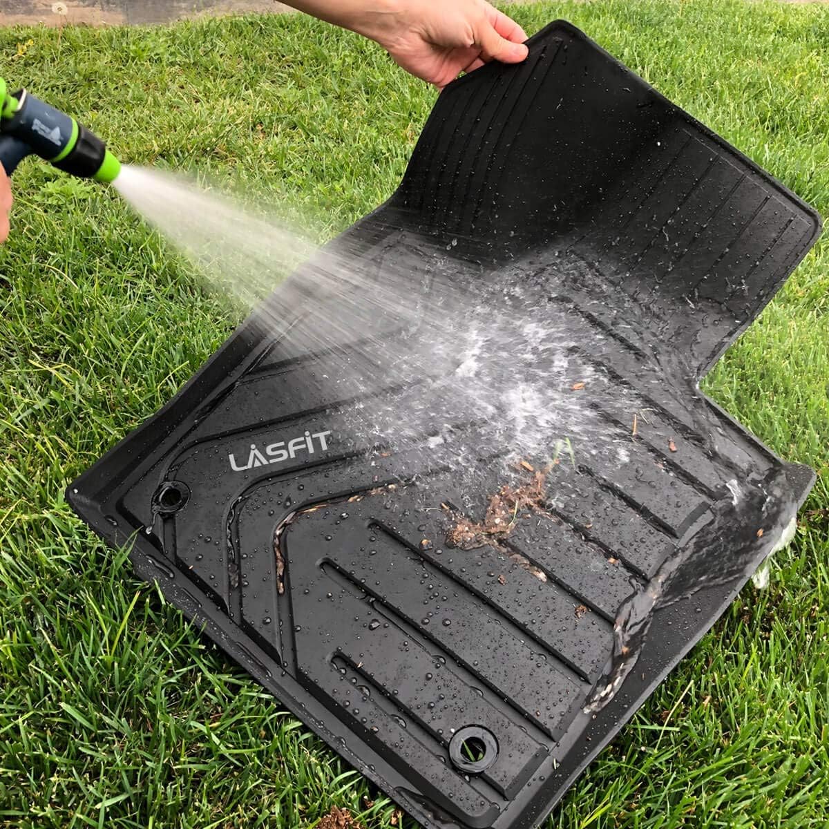 All Weather TPE Car Floor Mats Front and Rear 2 Rows Set A78465