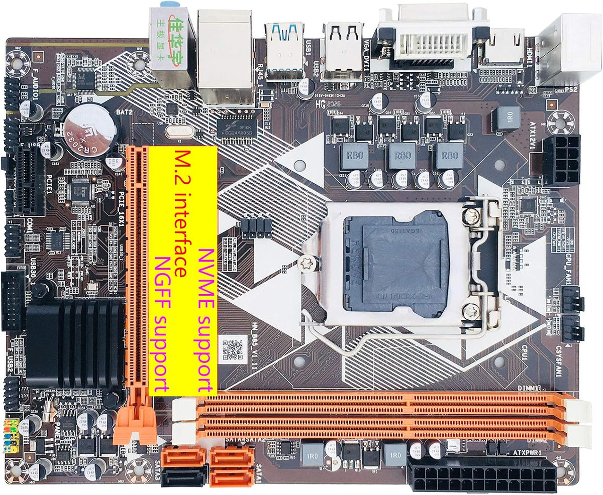 LGA 1150 MATX Motherboard E165