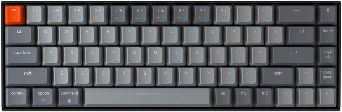 Hot Swappable Wireless Bluetooth Mechanical Gaming Keyboard 65% Compact 68-Key RGB M68279
