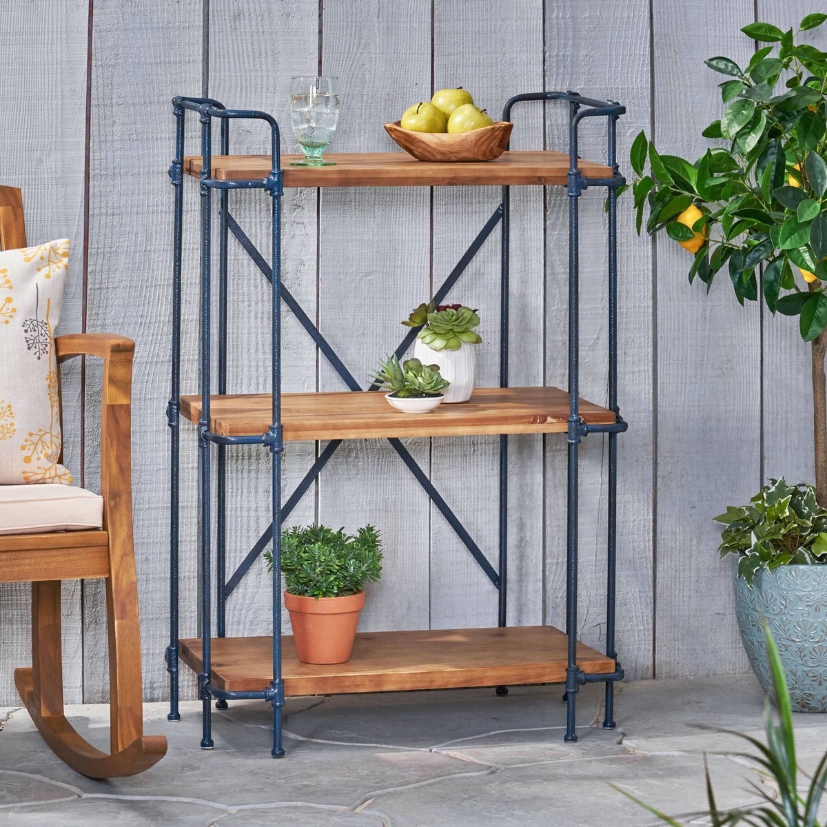 3 Shelf Firwood Bookcase J201151