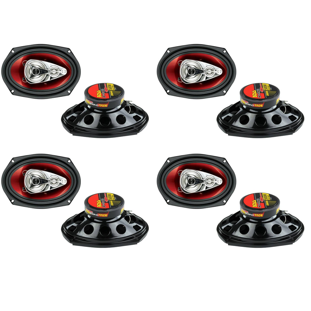 6x9 4-Way Car Coaxial Speakers 4 Pair T547