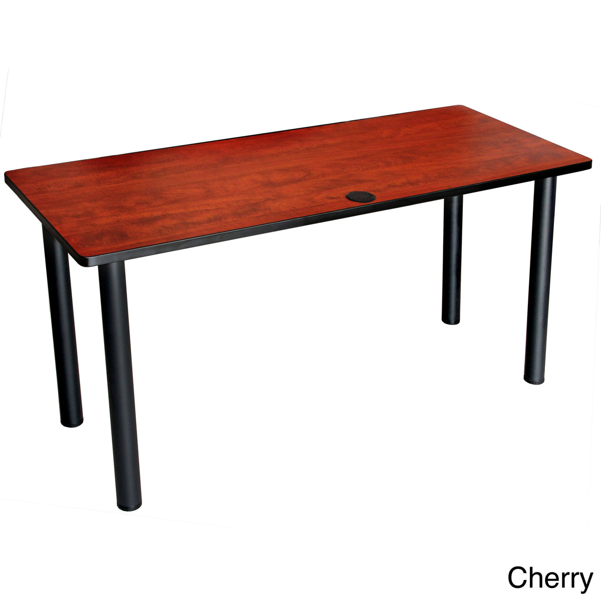 Cherry Rectangular Training Table with Casters W5696