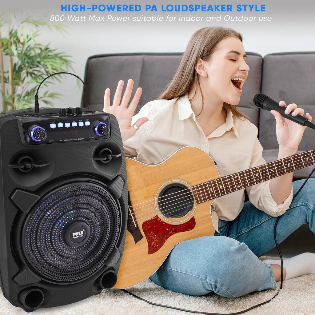 800W 12” Portable Bluetooth PA Speaker System K5849