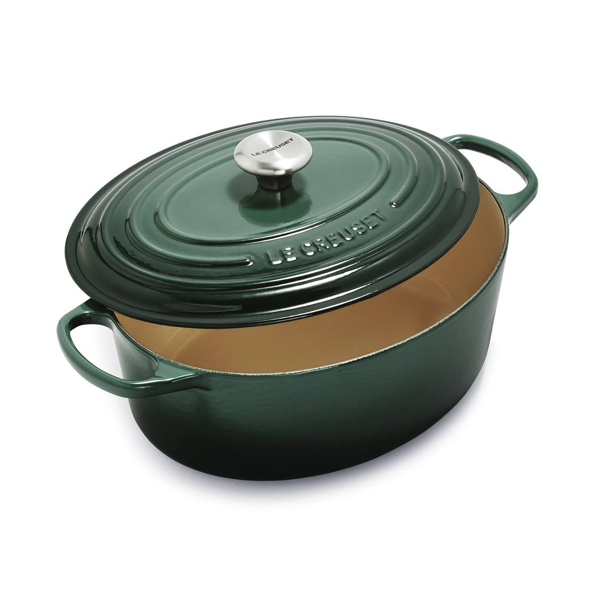 Cast Iron 6.75-Quart Deep Teal Oval Dutch Oven I999331