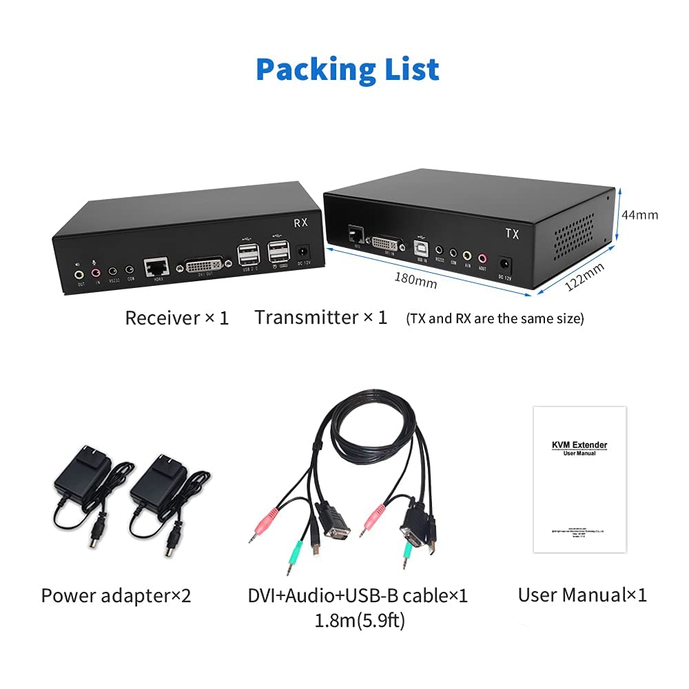 HDBaseT KVM Extender 1080P Over CAT5E/CAT6 Up to 100 m R79360