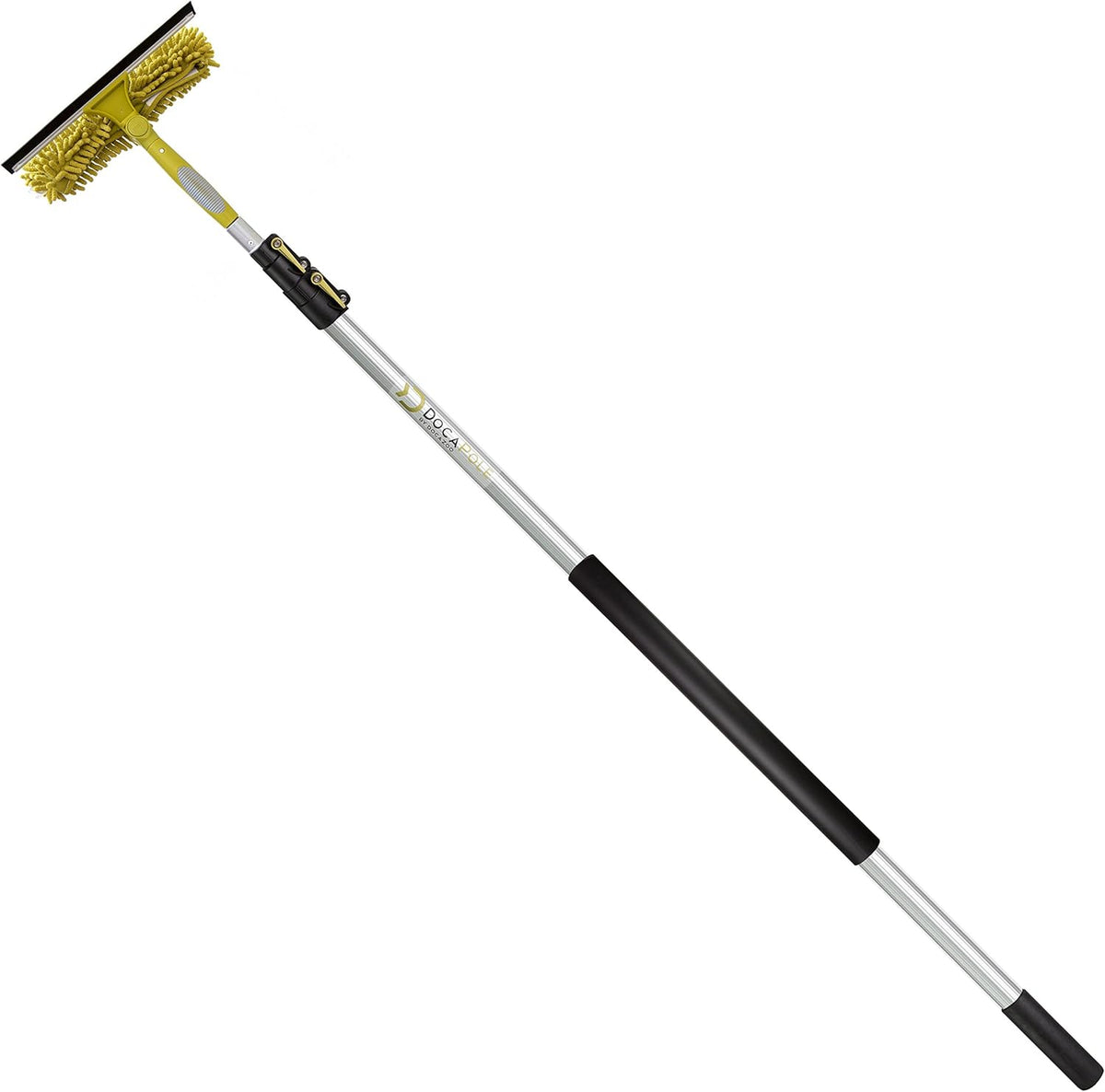 24 ft Telescoping Extension Pole Window Squeegee with Scrubber J755280