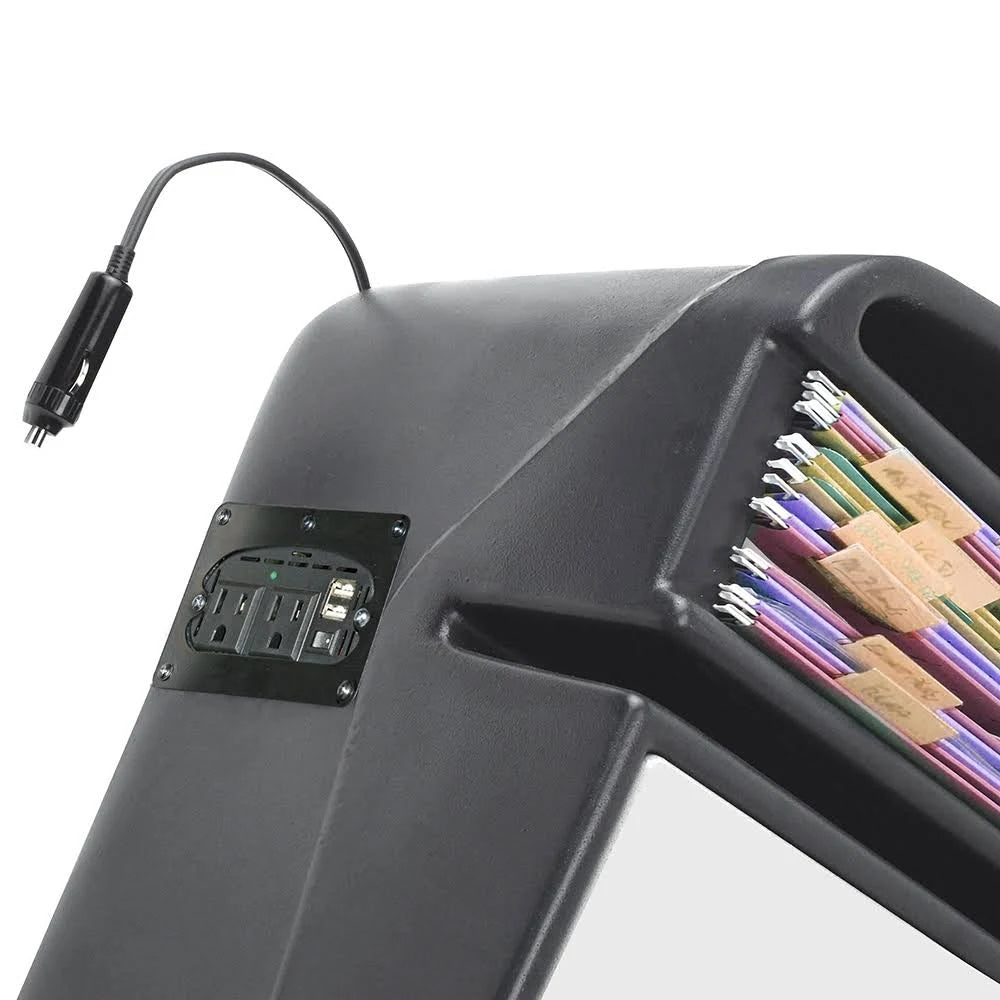 Green Camouflage Desk with Built-in Power Inverter G32842
