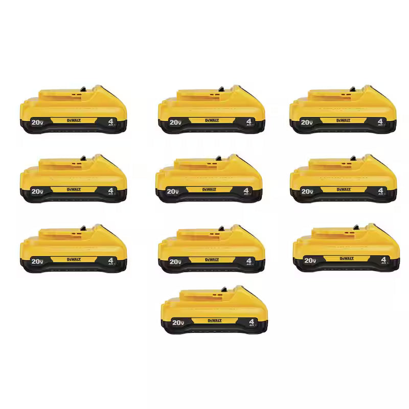 20V MAX Lithium-Ion 4.0Ah Compact Battery Pack 10-Pack Z8554