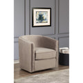 Light Grey Swivel Chair A219461