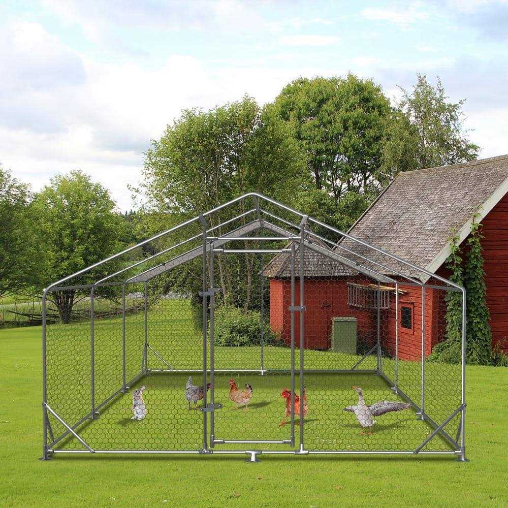 Metal Chicken Coop F42528