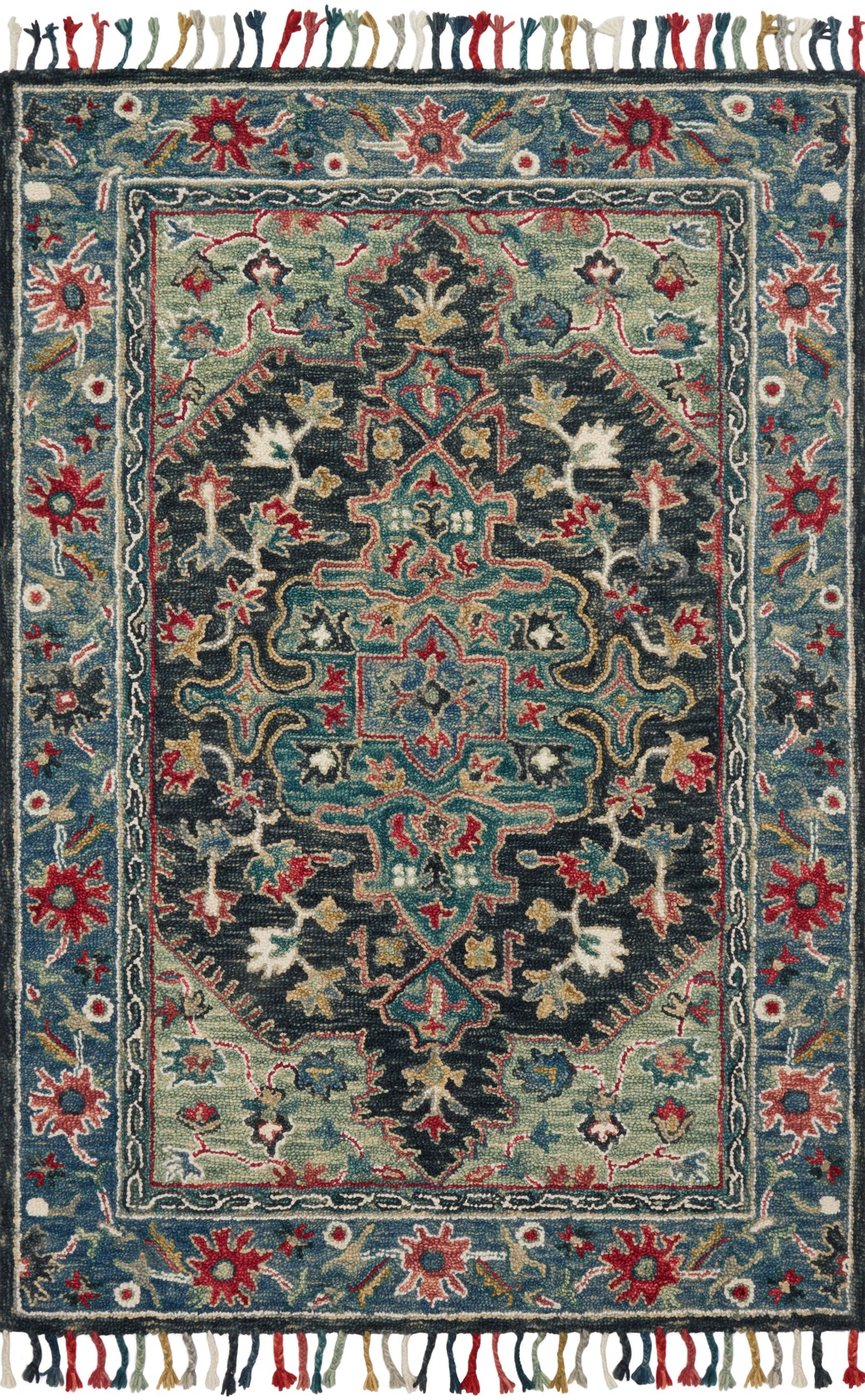 Navy Blue Rug R41062