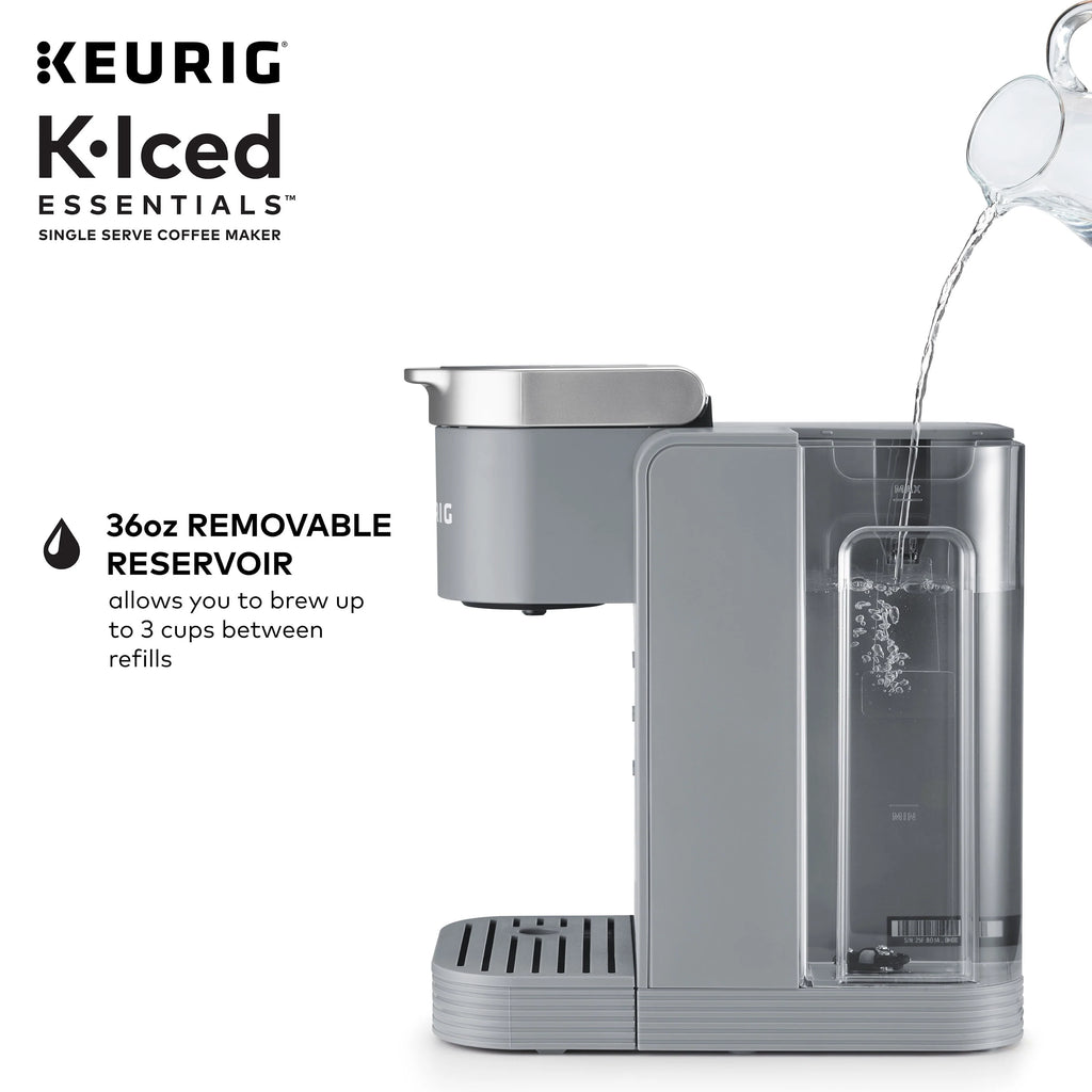 Gray Single-Serve K-Cup Pod Coffee Maker W8989
