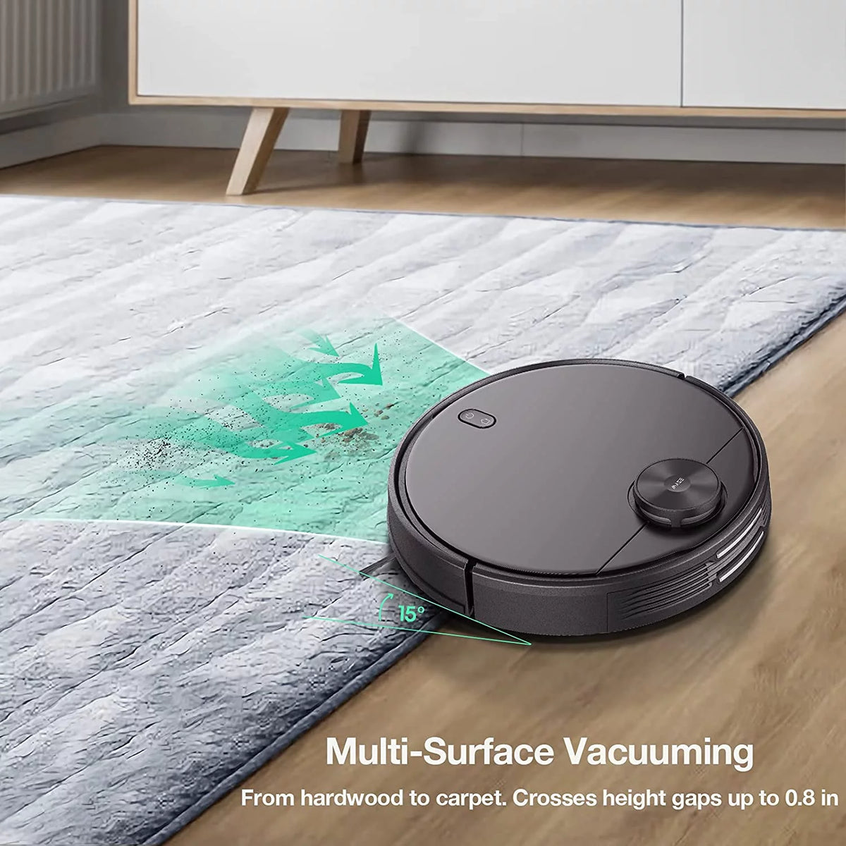 Robot Vacuum with LiDAR Room Mapping, 2,100Pa Suction, Wi-Fi Connected R700