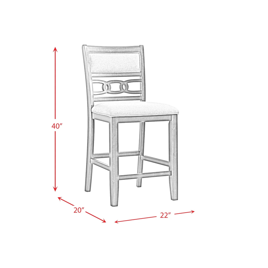Gray Counter Height Side Chair Set M43033