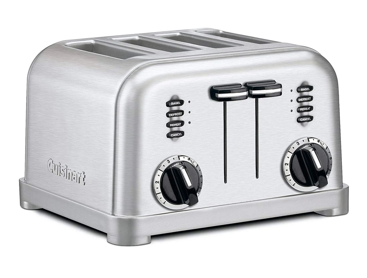 Brushed Stainless 4 Slice Toaster N362