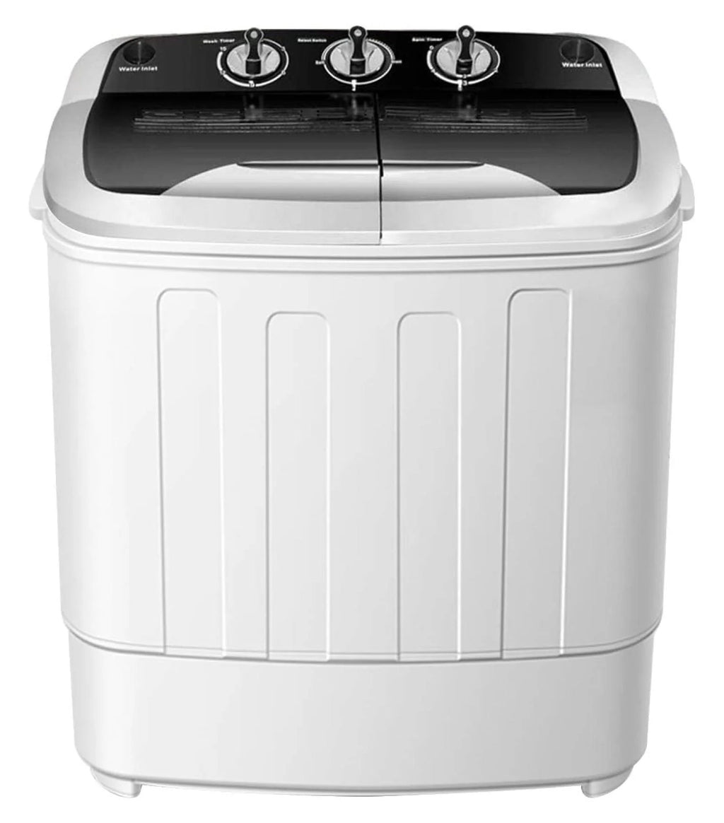 Compact Mini Washer Machine with 8 lbs Washing and 5 lbs Spin Dryer C1455