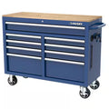 46 in. Gloss Blue Mobile Workbench Cabinet N8117