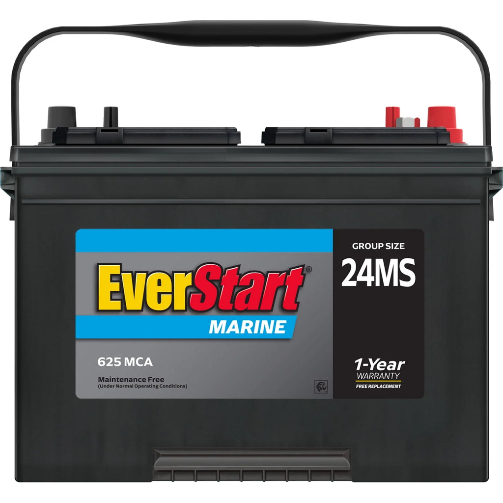 Lead Acid Marine Starting Battery Group Size 24MS 12 Volt 1000 MCA O97891