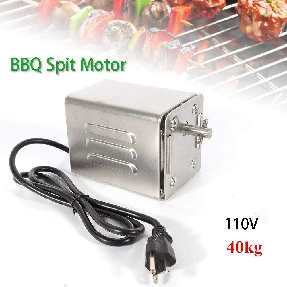 Electric BBQ Spit Stainless Steel Rotisserie Motor E259692