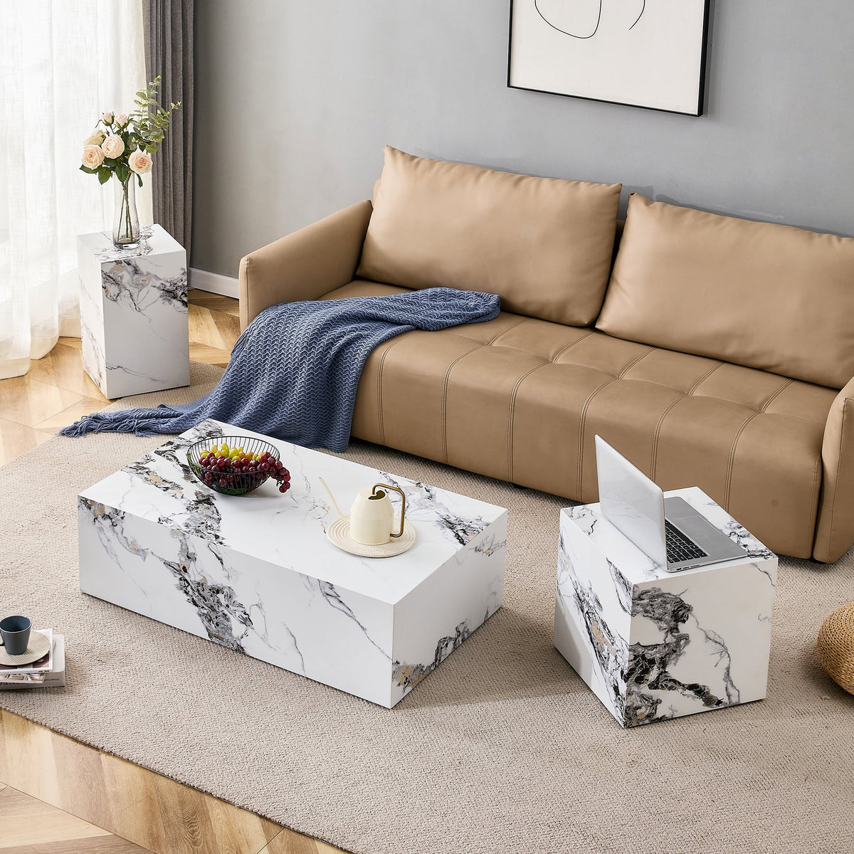 White Cube Coffee Table G13019