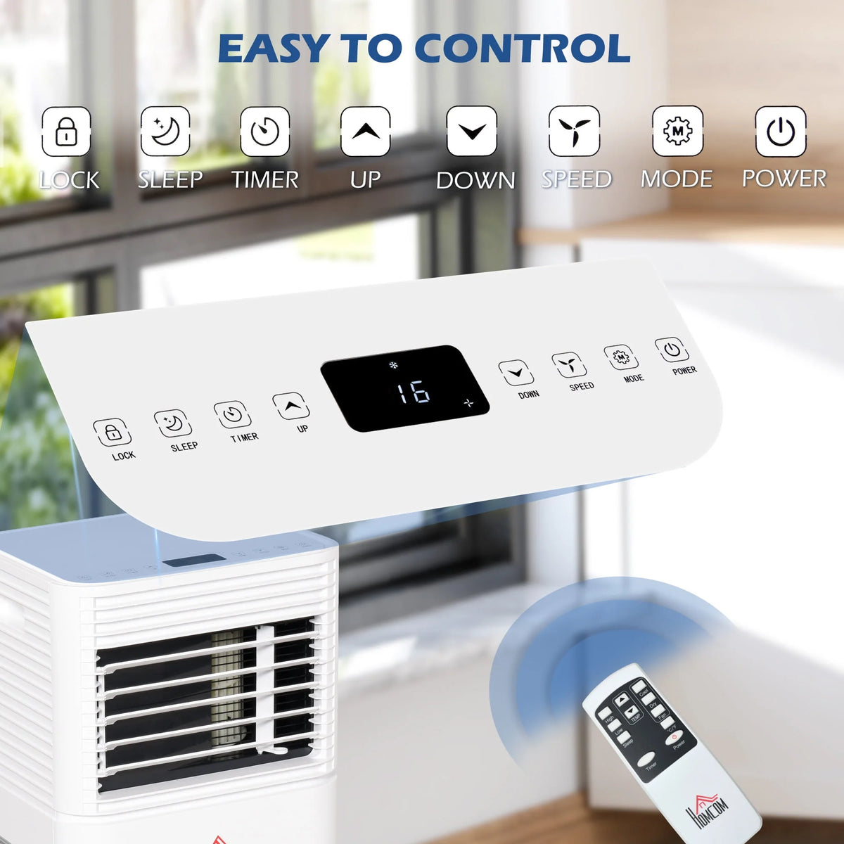 7000 BTU White Portable Air Conditioner N265297