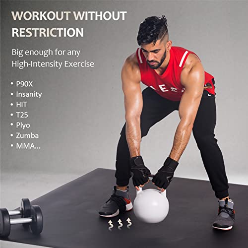 Large Non-Slip Exercise Mat 7mm W406822