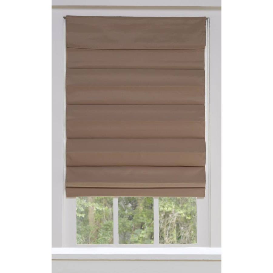 Desert Tan Blackout Cordless Roman Shade 46-in x 72-in H92748