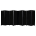 Black 4 Panel Folding Room Divider H881662