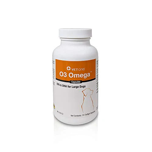 250 Capsules Omega Soft Gel for Large Dogs T107