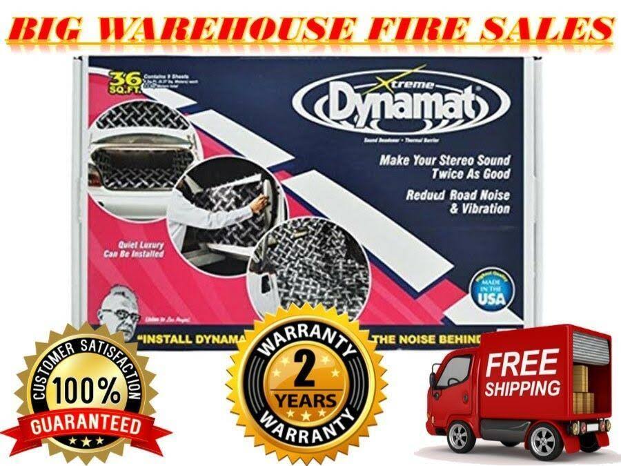 Dynamat 10455 Xtreme Bulk Pack 36 Sq ft 9 Sheets A305