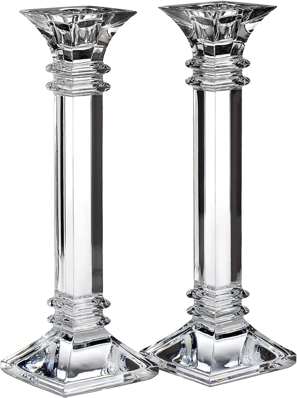 Clear Crystalline Candlestick Set of 2 Y206389