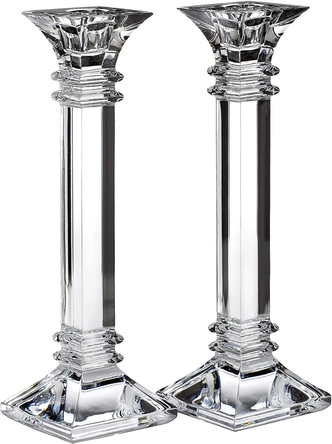 Clear Crystalline Candlestick Set of 2 Y206389